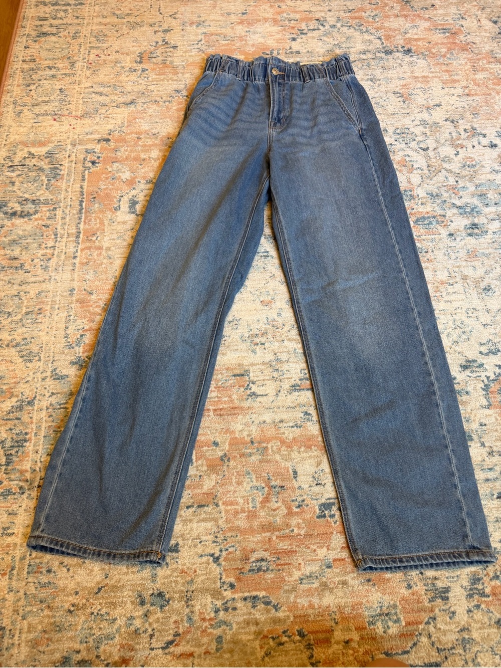 American Eagle Outfitters Women's Relaxed Blue Boyfriend Jeans